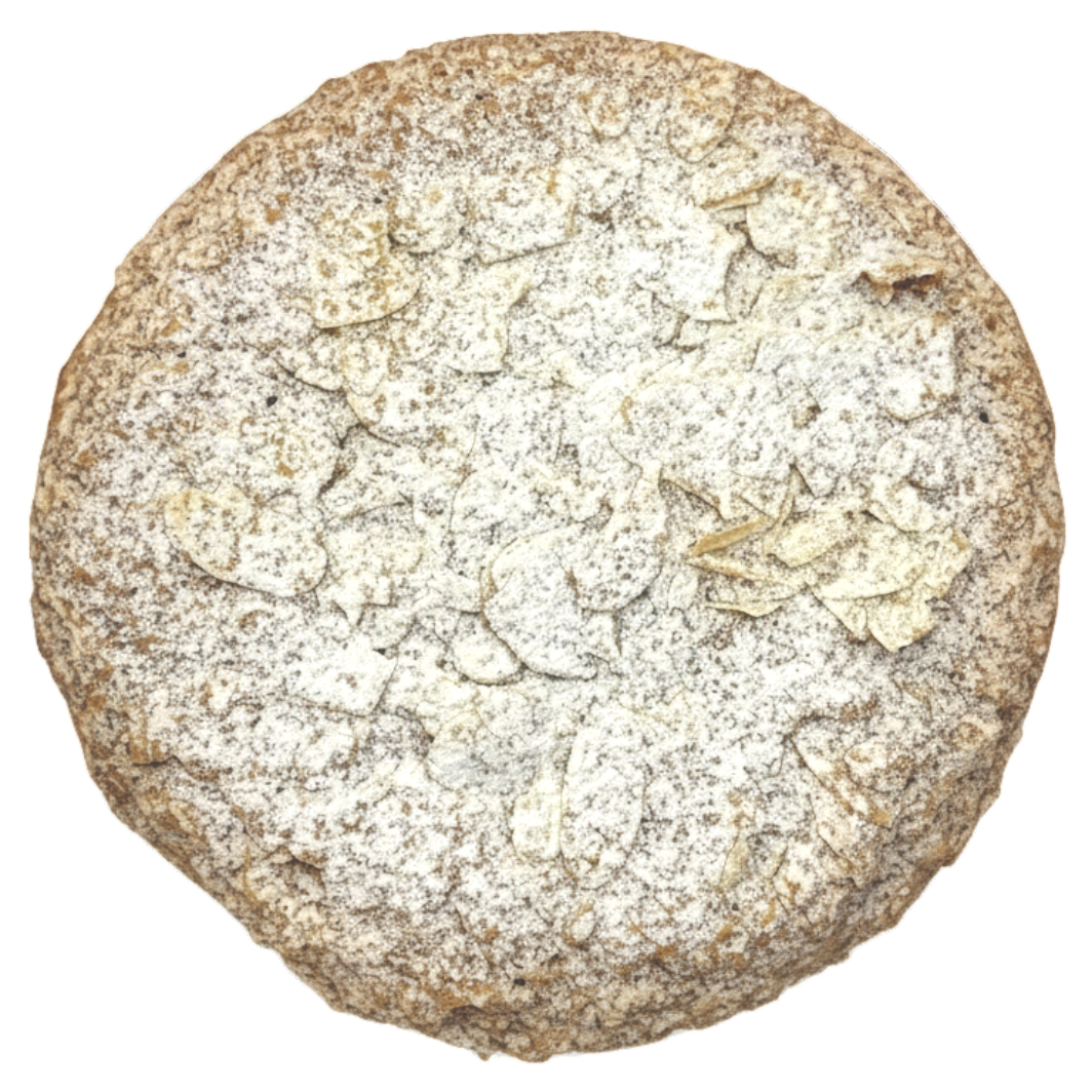 4 gingerbread “dusted almonds”