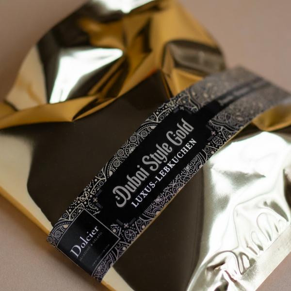 Luxus-Lebkuchen "Dubai Gold" (Solitaire)