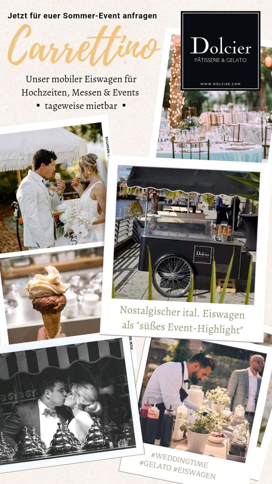 »CARRETTINO« – UNSER NOSTALGISCHER EIS-WAGEN FÜR EVENTS & HOCHZEITEN