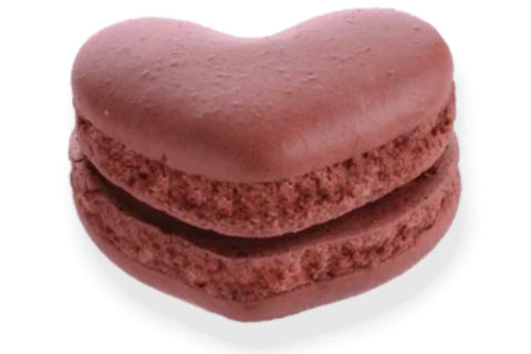 Heart macarons “Cioccolato Nero” 