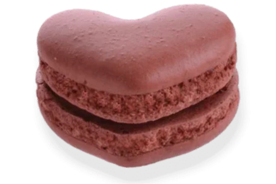 Heart macarons “Cioccolato Nero” 
