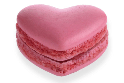 Heart macarons »Lamponi« 