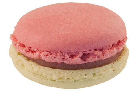 »Mela Verde &amp; Lamponi« macarons 