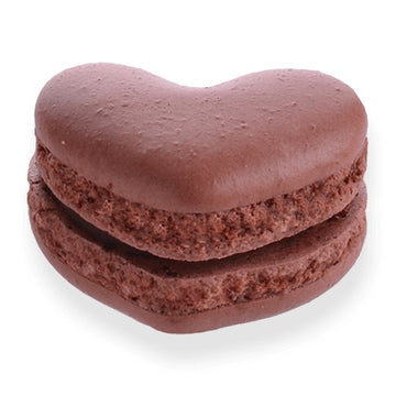 Herz-Macarons »Cioccolato Nero«